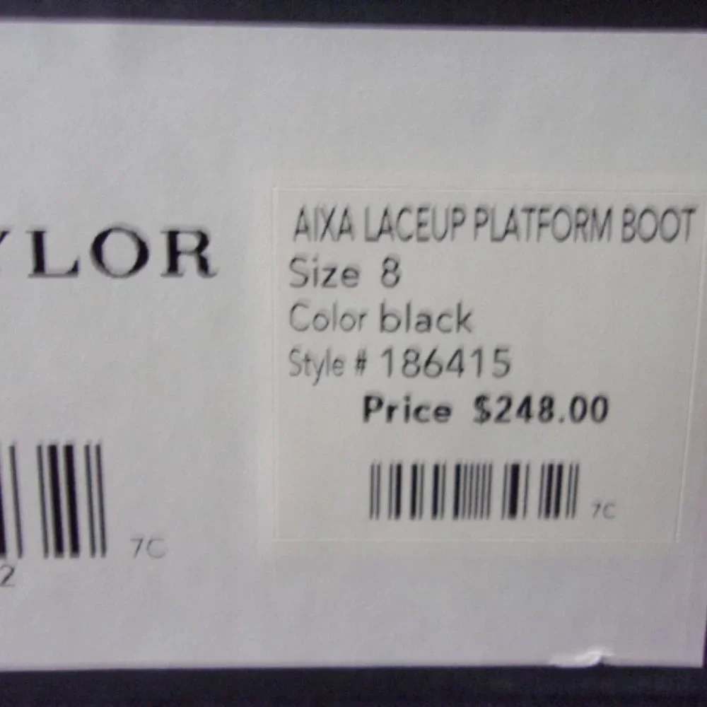 Ann Taylor Lace Up Platform Boot - Picture 10 of 12